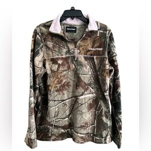 Realtree Kids Camouflage Quarter-Zip Sweatshirt